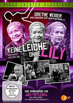 "Keine Leiche ohne Lily": Abbildung DVD-Cover mit freundlicher Genehmigung �von Pidax-Film, welche die Krimikom�die Mitte Juni 2015 auf DVD herausbrachte