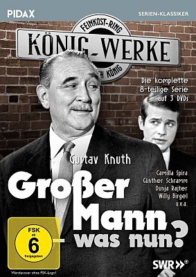 "Groer Mannwas nun?": Abbildung DVD-Cover mit freundlicher Genehmigung von Pidax-Film, welche die Serie am 8. Dezember 2017 auf DVD herausbrachte.