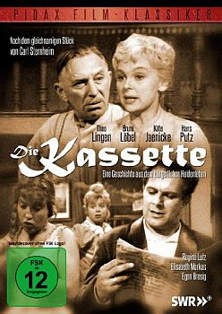 "Die Kassette": Abbildung DVD-Cover mit freundlicher Genehmigung von Pidax-Film, welche die Komdie Mitte Juni 2012 auf DVD herausbrachte.