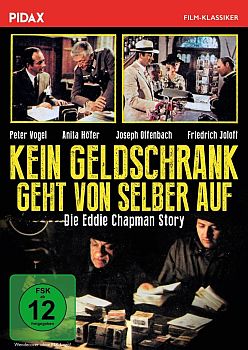 "Kein Geldschrank geht von selber auf": Abbildung DVD-Cover mit freundlicher Genehmigung von Pidax-Film, welche das Krimi-Dokumentarspiel Mitte November 2016 auf DVD herausbrachte.