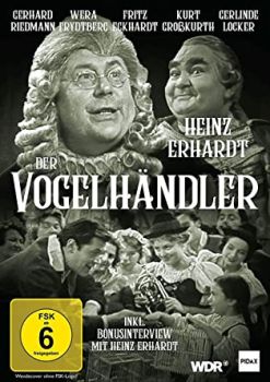 "Der Vogelh�ndler": Abbildung DVD-Cover mit freundlicher�Genehmigung von "Pidax film", welche die Operetten-Verfilmung Anfang Februar 2023 auf DVD herausbrachte.