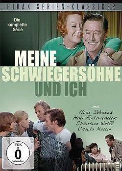 "Meine Schwiegershne und ich": Abbildung DVD-Cover mit freundlicher Genehmigung von Pidax-Film, welche die Serie Anfang September 2010 auf DVD herausbrachte.