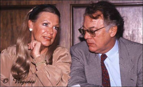 Klausjürgen Wussow und Ingrid van Bergen; Copyright Virginia Shue