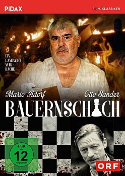"Bauernschach": Abbildung DVD-Cover mit freundlicher Genehmigung  von Pidax-Film, welche den Psychothriller Mitte September 2016 auf DVD herausbrachte