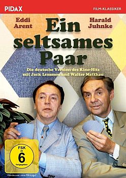 "Ein seltsames Paar": Abbildung DVD-Cover mit freundlicher Genehmigung von Pidax-Film, welche die Komödie Mitte Juli 2018 auf  DVD herausbrachte.