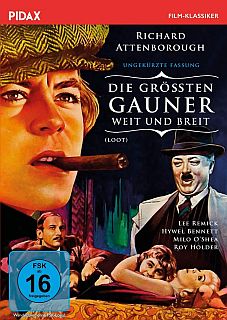 "Die grten Gauner weit und breit": Abbildung DVD-Cover mit freundlicher Genehmigung von "Pidax Film", welche die Krimikomdie Ende August 2020 auf DVD herausbrachte.