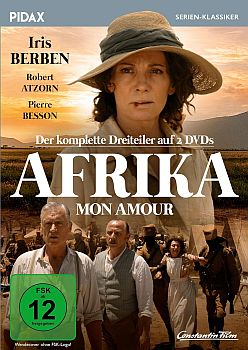 "Afrika, mon amour": Abbildung DVD-Cover mit freundlicher Genehmigung von Pidax Film, welche den Dreiteiler am 28.08.2025 auf DVD herausbrachte.
