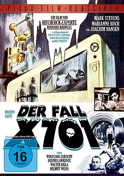 "Der Fall X 701": Abbildung DVD-Cover mit freundlicher Genehmigung von Pidax-Film, welche die Produktion Ende Oktober 2014 auf DVD herausbrachte.