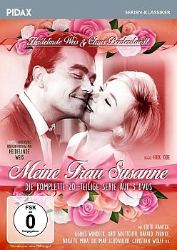 "Meine Frau Susanne": Abbildung DVD-Cover mit freundlicher Genehmigung von Pidax-Film, welche die Serie Mitte März 2016 auf DVD herausbrachte.