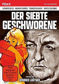 "Der siebte Geschworene": Abbildung DVD-Cover mit freundlicher Genehmigung von "Pidax Film", welche den Krimi am 11. Januar 2024 auf DVD herausbrachte.