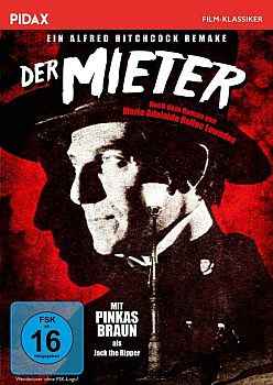 "Der Mieter": Abbildung DVD-Cover mit freundlicher Genehmigung von Pidax-Film, welche den Krimi Anfang März 2019 auf DVD herausbrachte.