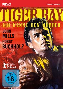 Tiger Bay – Ich kenne den Mörder (1959): Abbildung DVD-Cover mit freundlicher Genehmigung von Pidax-Film, welche den Thriller Mitte Dezember 2022 auf DVD herausbrachte. 