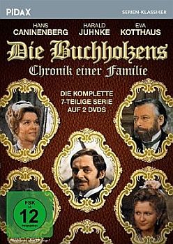 "Die Buchholzens": Abbildung DVD-Cover mit freundlicher Genehmigung von Pidax-Film, welche die Serie am 28. Januar 2022 auf DVD herausbrachte.