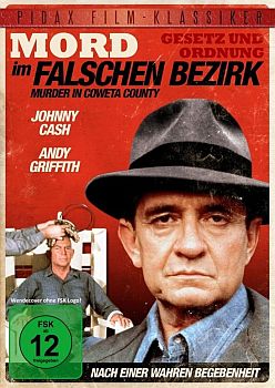 "Mord im falschen Bezirk" (1983, "Murder in Coweta�County"): Abbildung DVD-Cover mit freundlicher Genehmigung von Pidax Film, welche den Krimi am 8. September 2015 auf DVD herausbrachte.