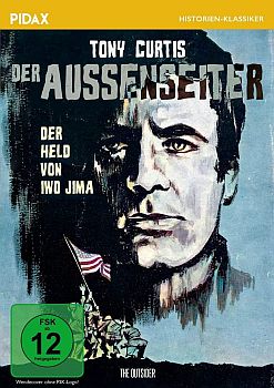  "Der Außenseiter"–Der Held von Iwo Jima: Abbildung DVD-Cover mit freundlicher Genehmigung von Pidax-Film, welche das Kriegsdrama am 11. November 2022 auf DVD herausbrachte. 