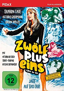 "Zwölf plus eins"1) (1969, "Una su 13"): Abbildung DVD-Cover mit freundlicher Genehmigung von Pidax-Film, welche die Komödie Mitte Juli 2022 auf DVD herausbrachte.