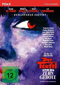 "Der Teufel und die zehn Gebote": Abbildung DVD-Cover mit freundlicher Genehmigung von Pidax Film, welche die Produktion Ende Januar 2017 auf DVD herausbrachte.