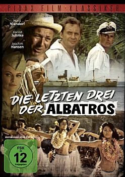"Die letzten Drei der Albatros": Abbildung DVD-Cover mit freundlicher Genehmigung von Pidax-Film, welche das Abenteuer Anfang August 2011 auf DVD herausbrachte.