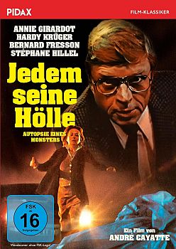 "Jedem seine Hlle - Autopsie eines Monsters": Abbildung DVD-Cover mit freundlicher Genehmigung von Pidax Film, welche den Psychothriller am 04.09.2025 auf DVD herausbrachte.