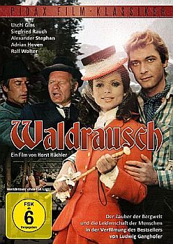 "Waldrausch": Abbildung DVD-Cover mit freundlicher Genehmigung von Pidax-Film, welche die Literaturverfilmung/den Heimatfilm Anfang August 2011 auf DVD herausbrachte.