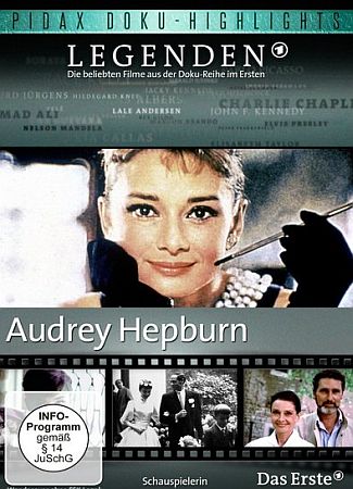DVD-Cover: Legenden - Audrey Hepburn; Abbildung DVD-Cover mit freundlicher Genehmigung von "Pidax film"