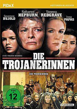 "Die Troerinnen": Abbildung DVD-Cover mit freundlicher Genehmigung von Pidax-Film, welche die Produktion Anfang Oktober 2020 auf DVD herausbrachte.