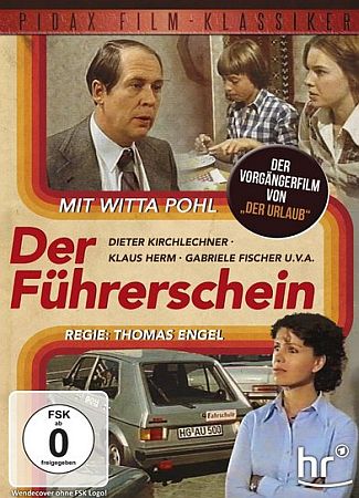 DVD-Cover: Der Führerschein;  Abbildung DVD-Cover mit freundlicher Genehmigung von "Pidax film"