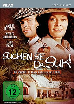 "Suchen Sie Dr. Suk!": Abbildung DVD-Cover mit freundlicher Genehmigung von "Pidax Film", welche die Serie im Juni 2021 auf DVD herausbrachte