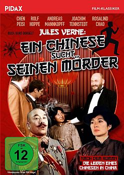 "Ein Chinese sucht seinen Mörder": Abbildung DVD-Cover mit freundlicher Genehmigung von Pidax-Film, welche Literaturverfilmung Mitte September 2023 auf DVD herausbrachte.