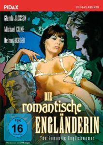 "Die romantische Engländerin": Abbildung DVD-Cover mit freundlicher Genehmigung von Pidax-Film, welche die britisch-französische Produktion im Juni 2021 auf DVD herausbrachte.