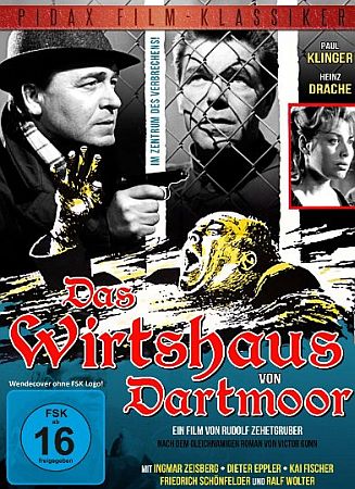 "Das Wirtshaus von Dartmoor": Abbildung DVD-Cover mit freundlicher Genehmigung von "Pidax film", welche den Krimi Mitte Dezember 2012 auf DVD herausbrachte