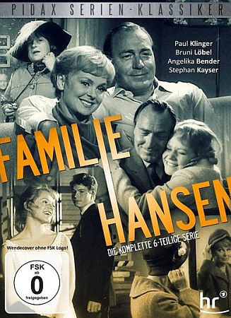 DVD-Cover: "Familie Hansen"; Abbildung DVD-Cover mit freundlicher Genehmigung von "Pidax film"