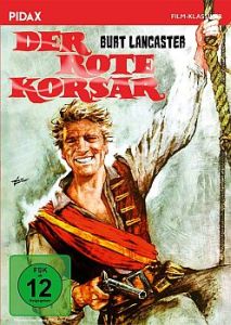 "Der rote Korsar": Abbildung DVD-Cover mit freundlicher Genehmigung von Pidax-Film, welche das Abenteuer Mitte August 2020 auf DVD herausbrachte.
