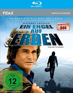"Ein Engel auf Erden": Abbildung DVD-Cover mit freundlicher Genehmigung von "Pidax Film", welche die Serie als Kompett-Box Anfang September 2022 auf DVD herausbrachte.
