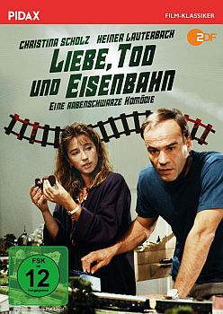 "Liebe, Tod und Eisenbahn": Abbildung DVD-Cover mit freundlicher Genehmigung von Pidax-Film, welche die Produktion Ende Februar 2020 auf DVD herausbrachte.