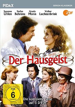 "Der Hausgeist": Abbildung DVD-Cover mit freundlicher Genehmigung von Pidax-Film, welche die Serie Anfang November 2019 auf DVD erausbrachte.