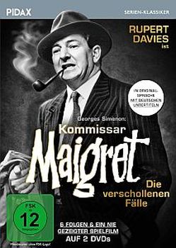"Kommissar Maigret": Abbildung DVD-Cover mit freundlicher Genehmigung von Pidax Film, welche die Krimiserie Anfang April 2026 auf DVD herausbrachte.