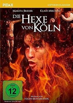 "Die Hexe von Köln": Abbildung DVD-Cover mit freundlicher Genehmigung von Pidax-Film, welche die Filmbiografie Mitte Juli 2022 auf DVD herausbrachte.