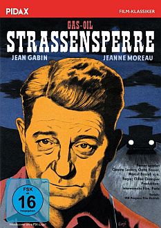 "Strassensperre" (1955, "Gas-Oil"): Abbildung DVD-Cover mit freundlicher Genehmigung von Pidax-Film, welche den Krimi Ende Januar 2017 auf DVD herausbrachte.