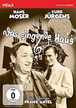 "Das singende Haus": Abbildung DVD-Cover mit freundlicher Genehmigung von Pidax Film, welche die Komdie am 10. Juli 2025 auf DVD herausbrachte.