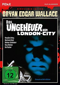 "Das Ungeheuer von London-City": Abbildung DVD-Cover mit freundlicher Genehmigung von Pidax-Film, welche den Thriller im September 2020 auf DVD herausbrachte