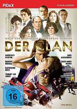 "Der Clan": Abbildung DVD-Cover mit freundlicher Genehmigung von Pidax-Film, welche die Produktion  Mitte September 2018 auf DVD herausbrachte