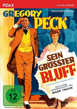 "Sein grter Bluff": Abbildung DVD-Cover mit freundlicher Genehmigung von "Pidax Film", welche die Komdie Mitte Mrz 2021 auf DVD herausbrachte.