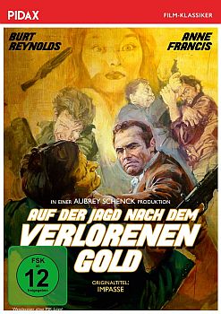 "Auf der Jagd nach dem verlorenen Gold": Abbildung DVD-Cover mit freundlicher Genehmigung von Pidax-Film, welche das Abenteuer Ende Februar 2022 auf DVD herausbrachte.