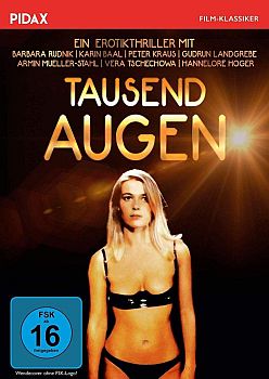 "Tausend Augen": DVD-Cover mit freundlicher Genehmigung von Pidax-Film, welche den Film am 20.09.2019 auf DVD herausbrachte.