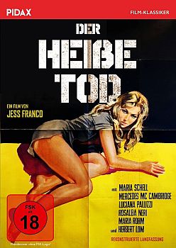 "Der heie Tod": Abbildung DVD-Cover mit freundlicher Genehmigung von Pidax-Film, welche den Gefngnis- und Exploitationfilm auf DVD herausbrachte (Verffentlichung: 03.09.2021)