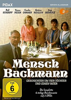 "Mensch Bachmann": Abbildung DVD-Cover mit freundlicher  Genehmigung von Pidax Film,  welche die Serie  Mitte April 2018 auf DVD herausbrachte