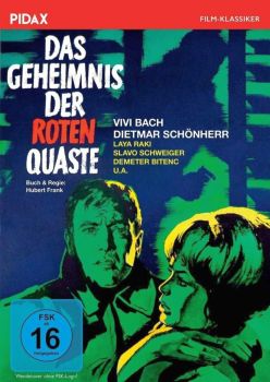 "Das Rätsel der roten Quaste": Abbildung DVD-Cover; mit freundlicher Genehmigung von Pidax-Film, welche die Produktion am 17.08.2018 auf DVD herausbrachte.