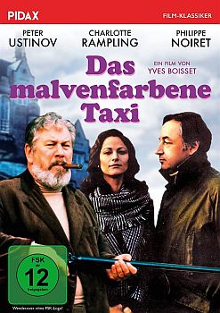 "Das malvenfarbene Taxi": Abbildung DVD-Cover mit freundlicher Genehmigung von Pidax-Film, welche das Filmdrama am 06.08.2021 auf DVD herausbrachte.