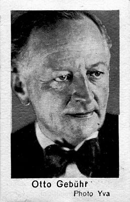 Foto Otto Gebühr; Urheberin Yva (Else Ernestine Neuländer-Simon) (1900 – 1942); Quelle: Quelle: www.virtual-history.com; Lizenz: gemeinfrei